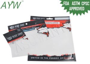 Odolné plastové pietesové vrecko na domáce zvieratá tri bočné zapečatené zapečateným tlačkou / zipsom