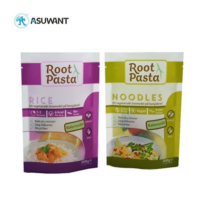 Eco priateľské v stoji na fóliové vrecká odolné voči chladu, komerčné zipsové plastové vrecká pre balenie džúsov