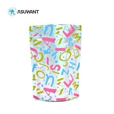 Obalené vrecko na preskúmanie arašidov z morskej soli, vrecká na fóliu striebornej zipsu 4,5 oz