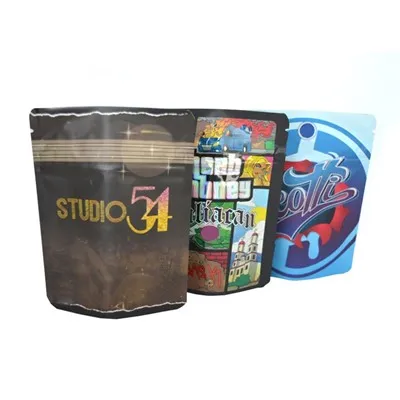 Opakovane použiteľný čierny plastový mýlar ziplock cookies balenie zápach, ktorý sa stará vrecko na vrecko