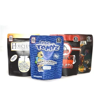 Tepelné tesnenie Cookies Cookies Edilé baggies Displej vložky vrecko s vôňou Calir Mylar Bag